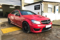 Mercedes C63 AMG 507 Red